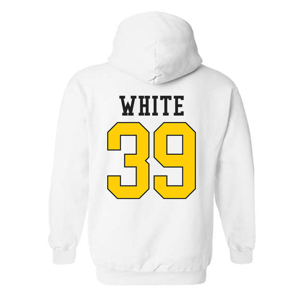 App State - NCAA Football : Kavin White - Generic Shersey Hooded Sweatshirt-1