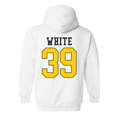 App State - NCAA Football : Kavin White - Generic Shersey Hooded Sweatshirt-1