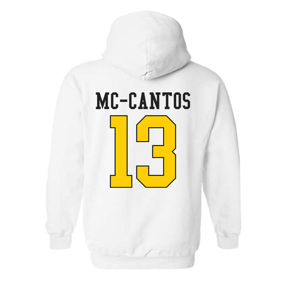 App State - NCAA Football : Elijah Mc-Cantos - Generic Shersey Hooded Sweatshirt