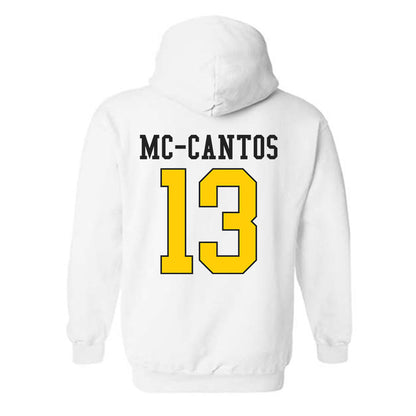 App State - NCAA Football : Elijah Mc-Cantos - Generic Shersey Hooded Sweatshirt