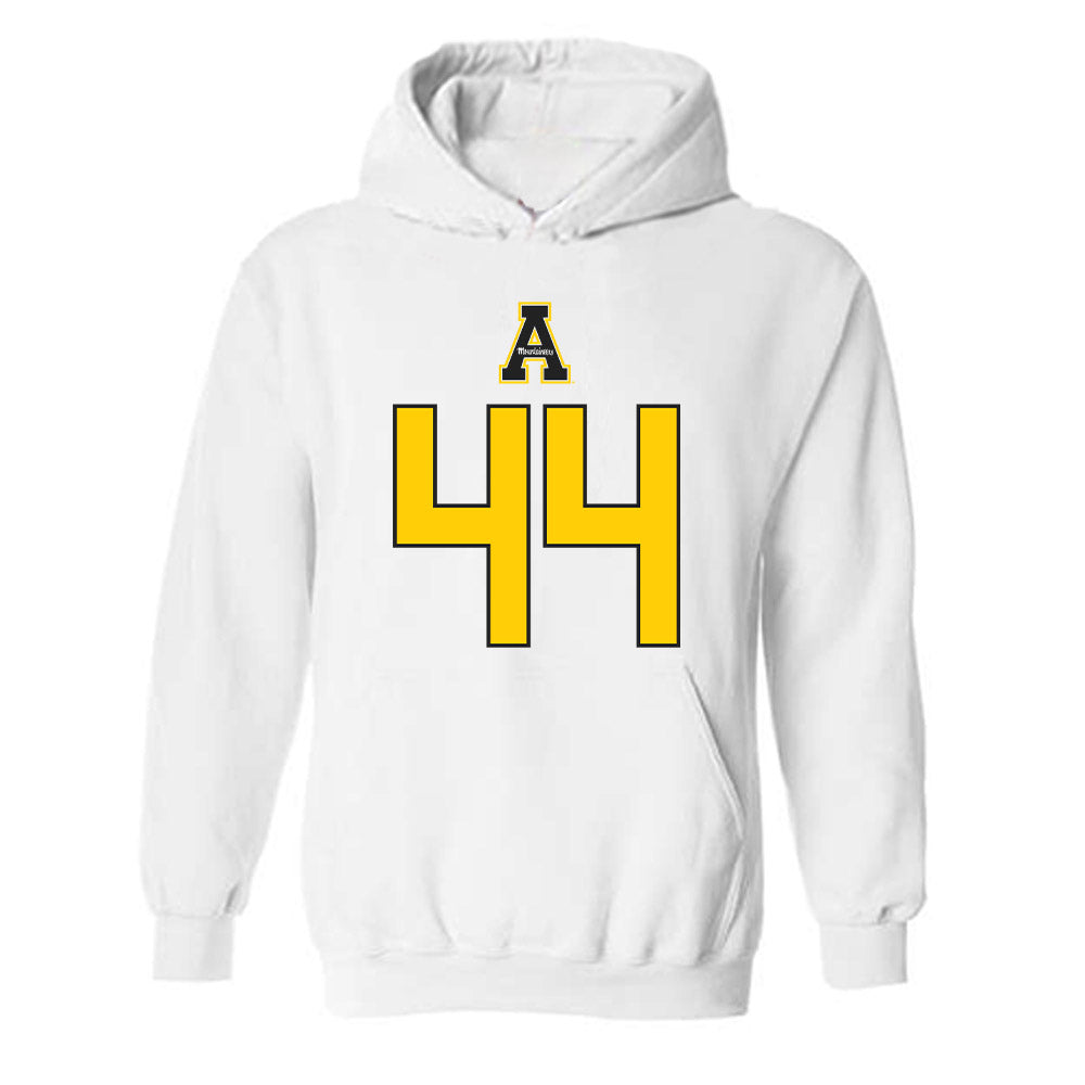 App State - NCAA Football : jared Gibble - Generic Shersey Hooded Sweatshirt-0