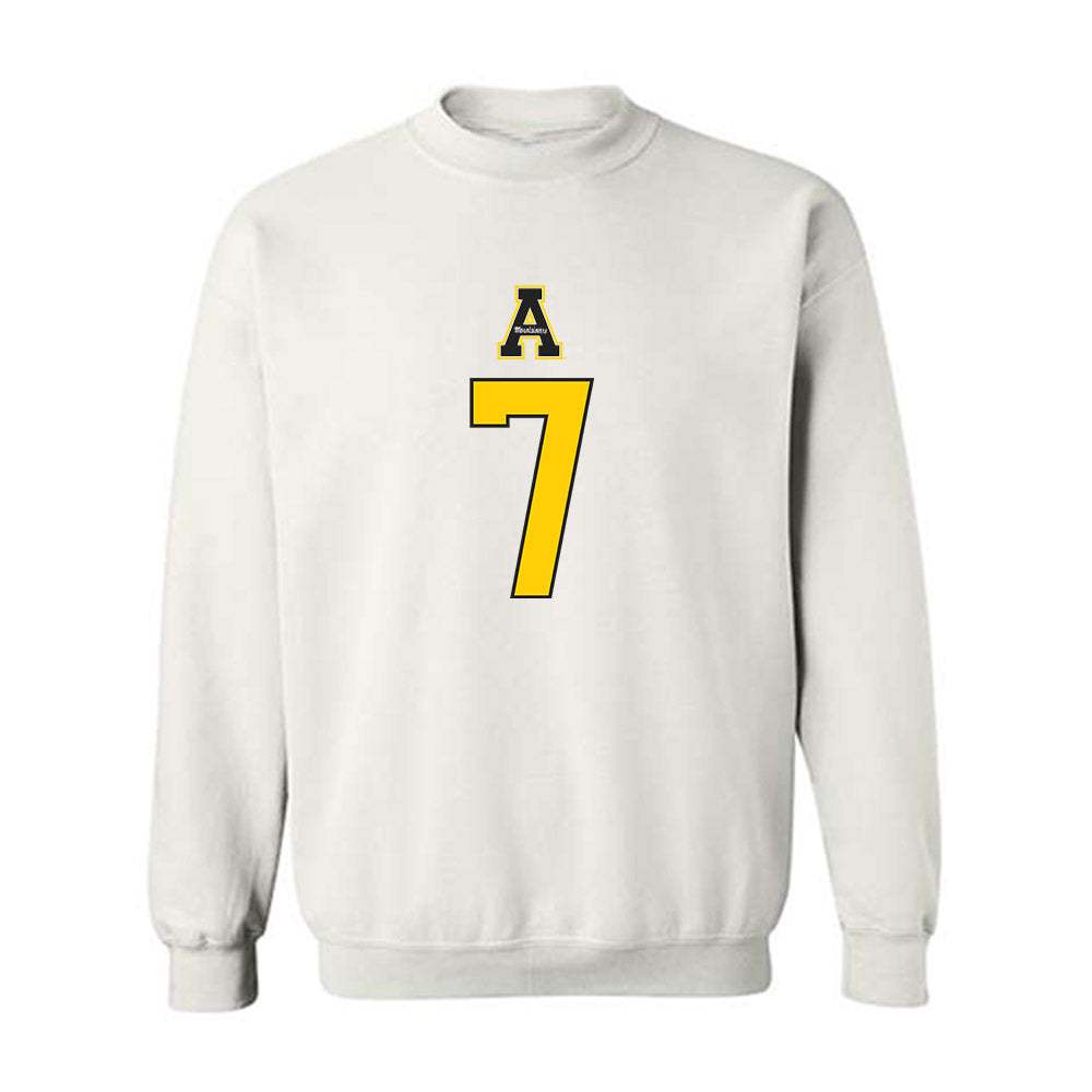 App State - NCAA Softball : Mollie Bulla - Generic Shersey Crewneck Sweatshirt-0