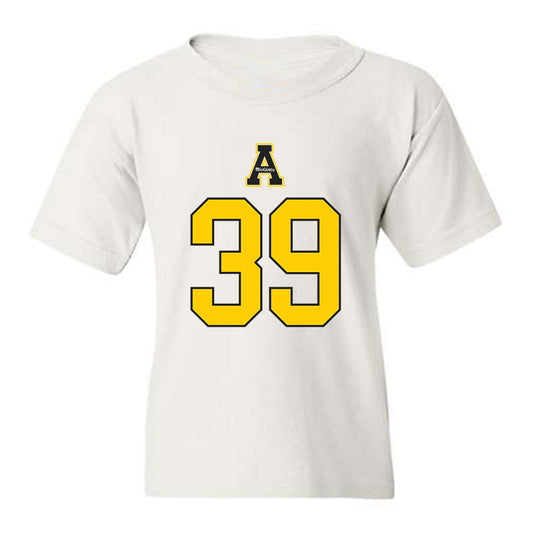 App State - NCAA Football : Kavin White - Generic Shersey Youth T-Shirt-0