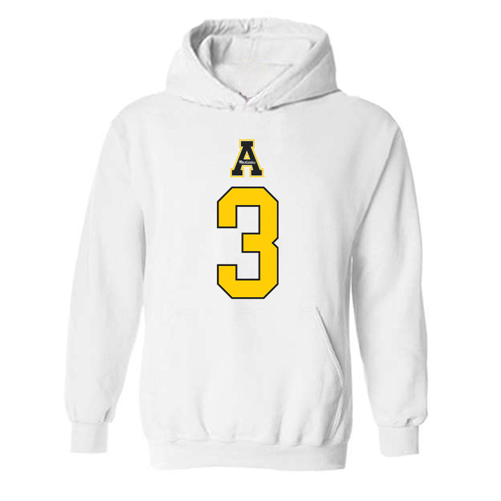 App State - NCAA Women's Volleyball : Julianna Horta - Generic Shersey Hooded Sweatshirt-0
