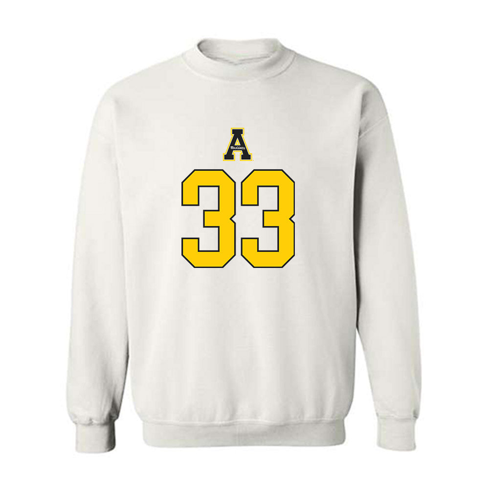 App State - NCAA Women's Volleyball : Ali Morris - Generic Shersey Crewneck Sweatshirt-0