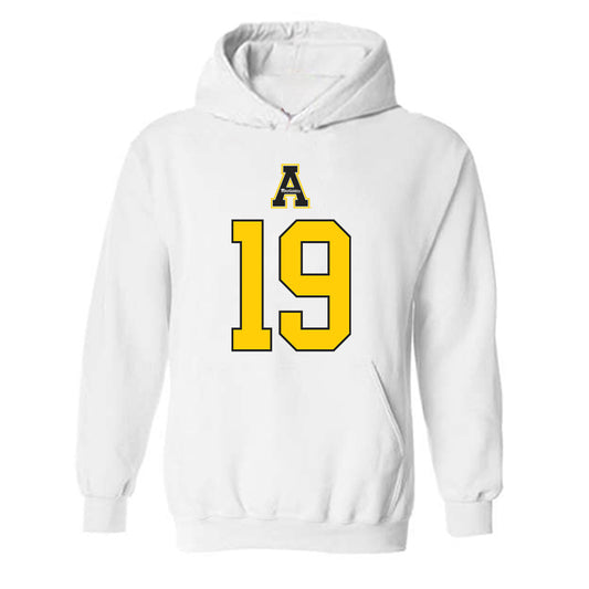 App State - NCAA Baseball : Brooks Wright - Generic Shersey Hooded Sweatshirt-0