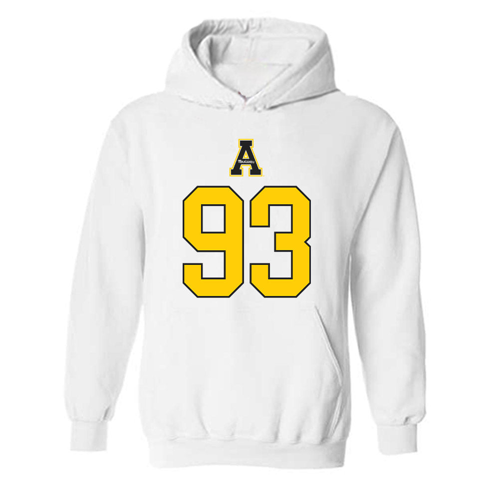 App State - NCAA Football : DeNigel Cooper - Generic Shersey Hooded Sweatshirt-0