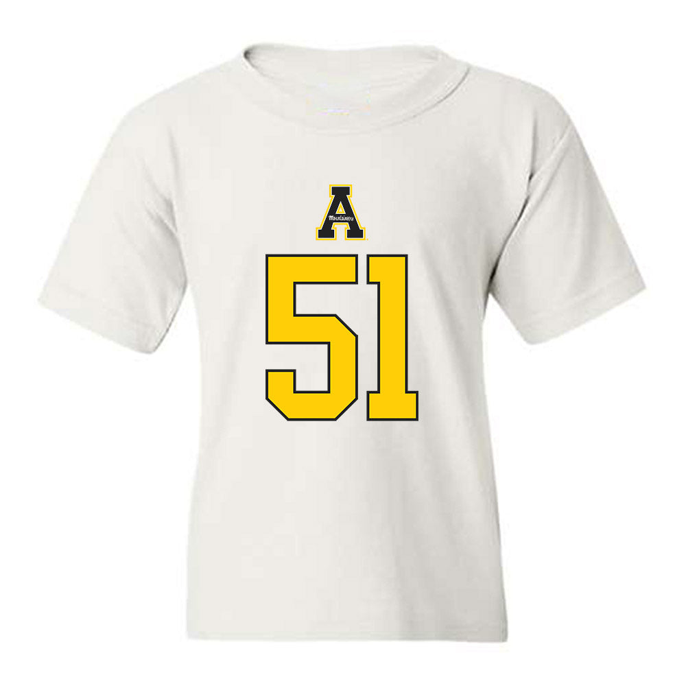 App State - NCAA Football : Kj Liles - Generic Shersey Youth T-Shirt-0