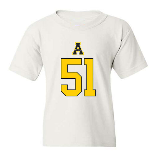 App State - NCAA Football : Kj Liles - Generic Shersey Youth T-Shirt-0