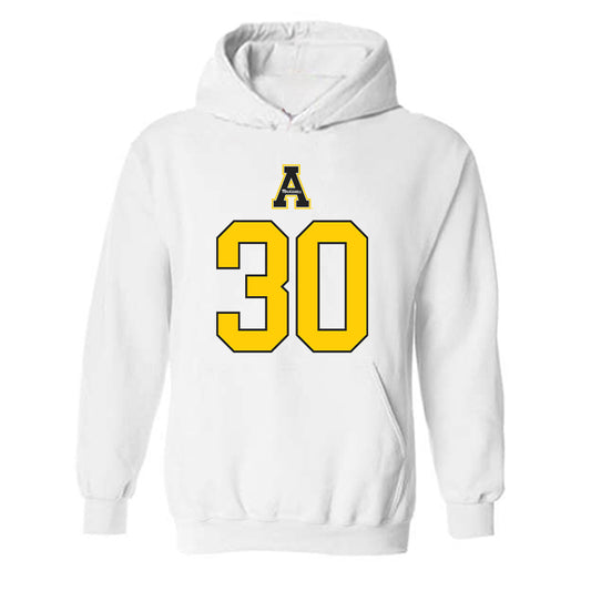 App State - NCAA Football : Gabriel Simpkins - Generic Shersey Hooded Sweatshirt-0
