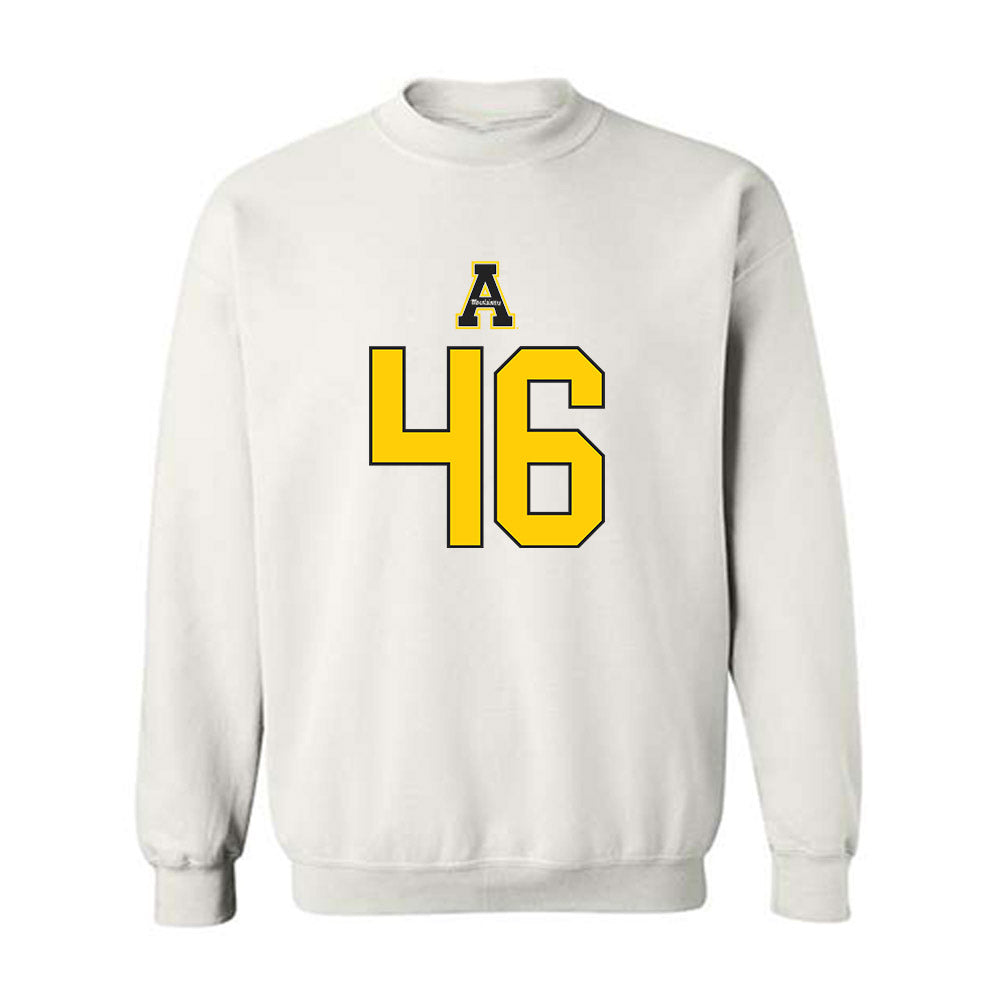 App State - NCAA Football : Damien Durrette - Generic Shersey Crewneck Sweatshirt-0