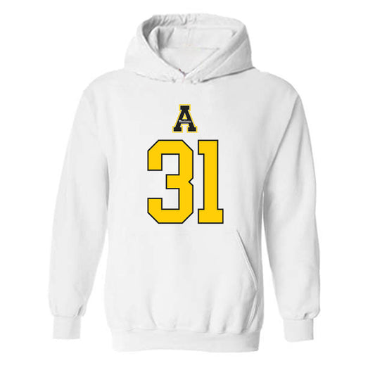 App State - NCAA Football : Marquis Lane-Owens - Generic Shersey Hooded Sweatshirt-0
