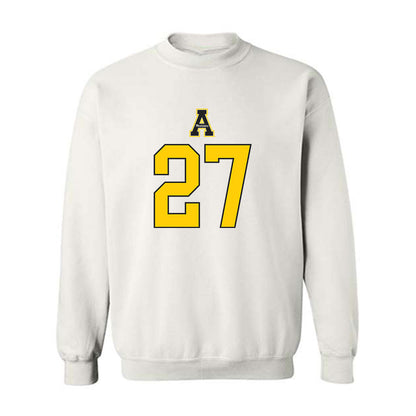 App State - NCAA Football : Mitchell Lake - Generic Shersey Crewneck Sweatshirt-0