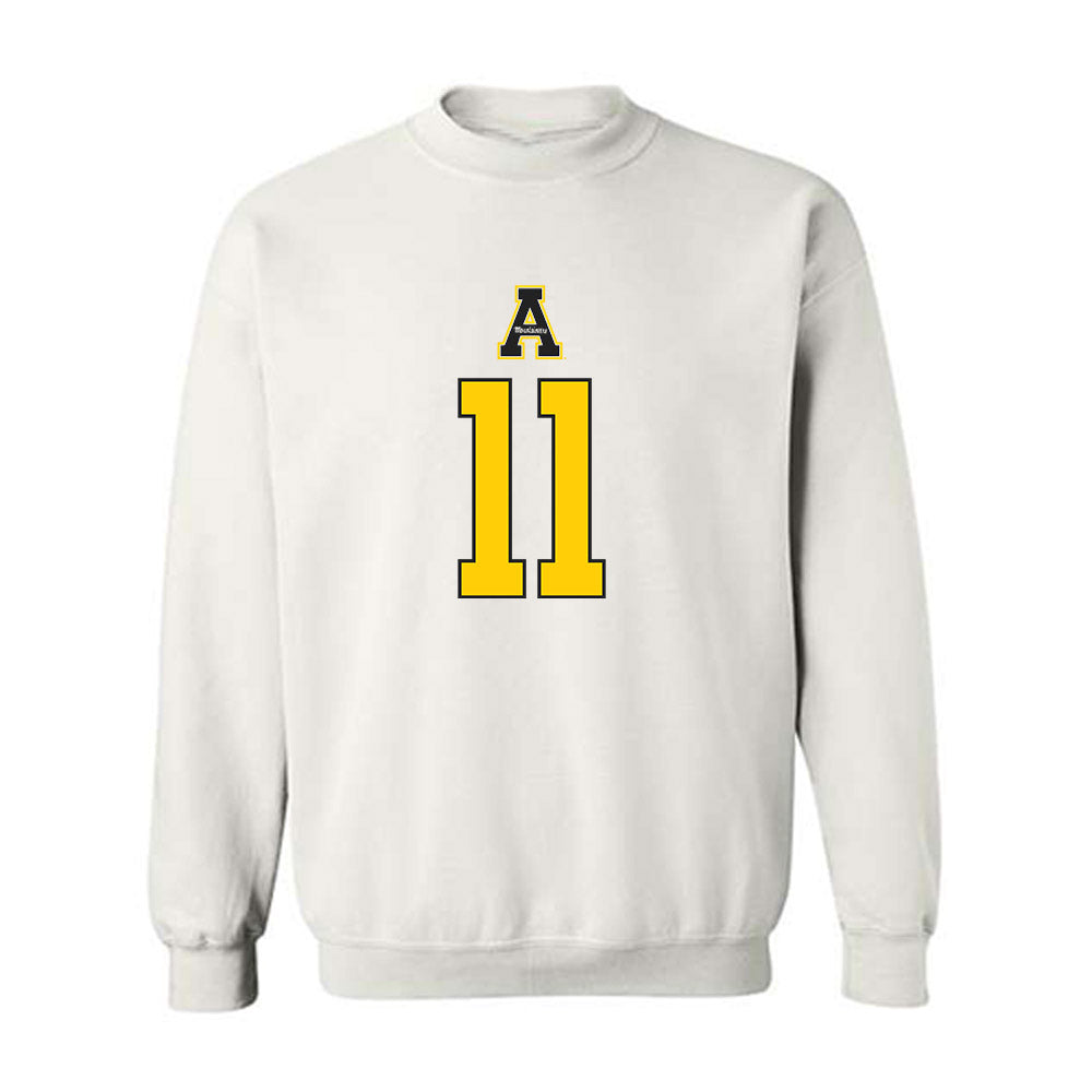 App State - NCAA Football : Juan Berchal - Generic Shersey Crewneck Sweatshirt-0