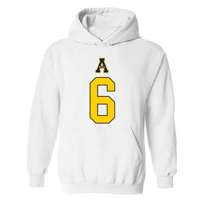 App State - NCAA Baseball : Joseph Zamora - Generic Shersey Hooded Sweatshirt-0