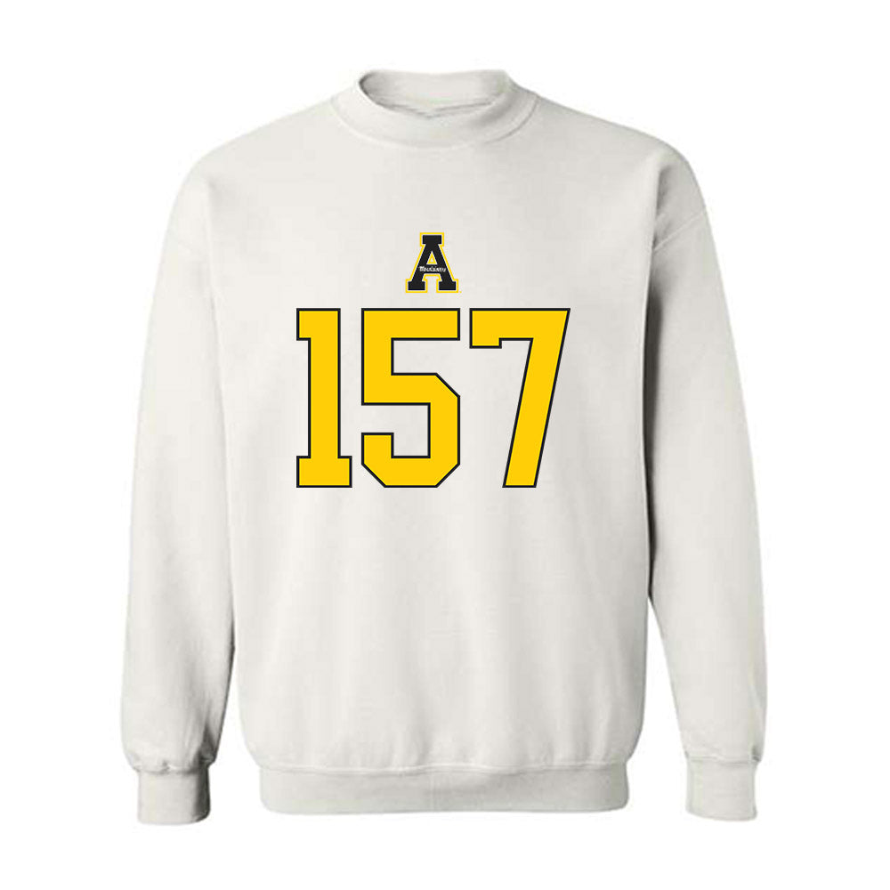 App State - NCAA Wrestling : Desmond Macklin - Generic Shersey Crewneck Sweatshirt-0