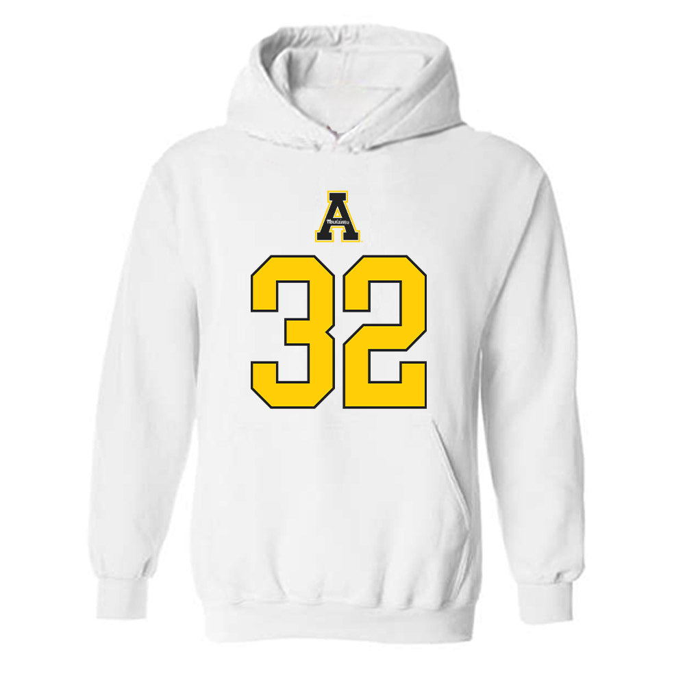 App State - NCAA Women's Basketball : Zoe McCrary - Generic Shersey Hooded Sweatshirt-0