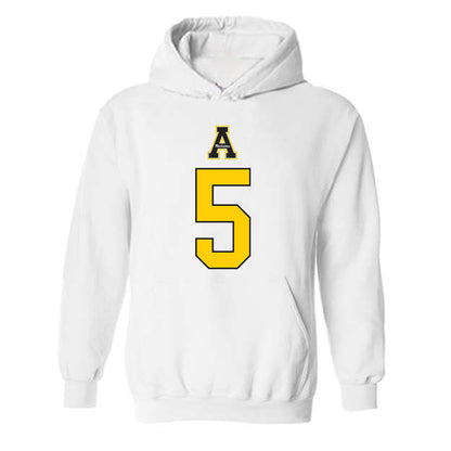App State - NCAA Baseball : Ethan Puig - Generic Shersey Hooded Sweatshirt-0