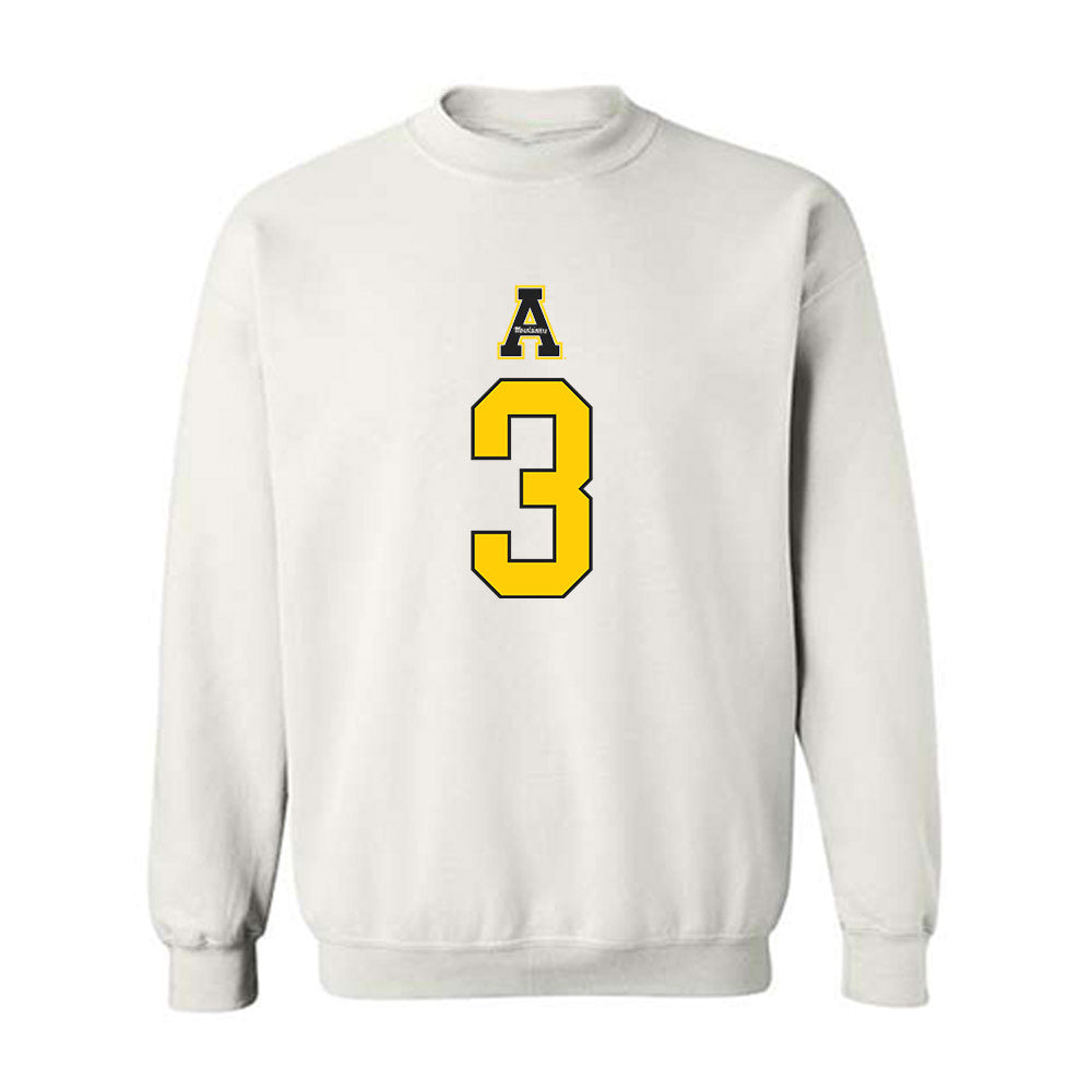 App State - NCAA Women's Basketball : Isabella Roman - Generic Shersey Crewneck Sweatshirt-0