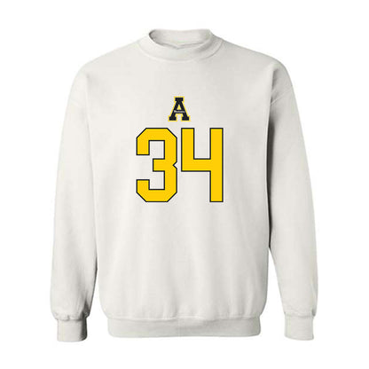 App State - NCAA Football : Joshua Acord - Generic Shersey Crewneck Sweatshirt-0