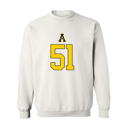 App State - NCAA Football : Kj Liles - Generic Shersey Crewneck Sweatshirt-0