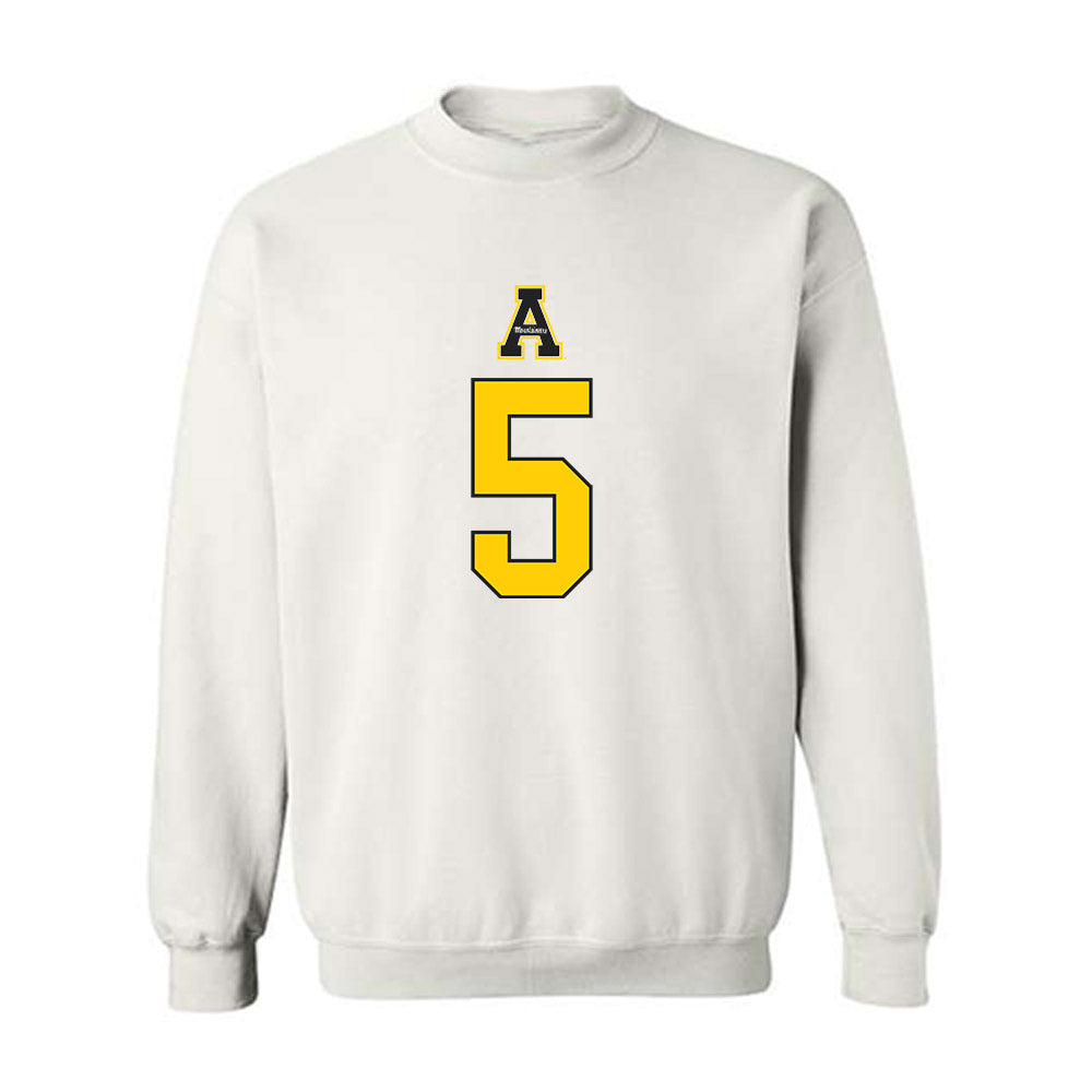 App State - NCAA Football : Zyeir Gamble - Generic Shersey Crewneck Sweatshirt-0