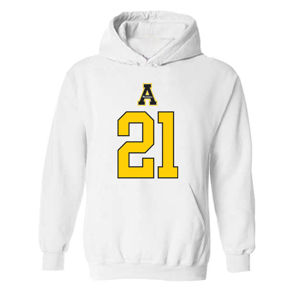 App State - NCAA Women's Soccer : ella hoover - Generic Shersey Hooded Sweatshirt-0