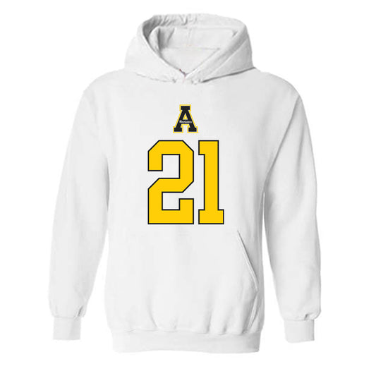 App State - NCAA Women's Soccer : ella hoover - Generic Shersey Hooded Sweatshirt-0