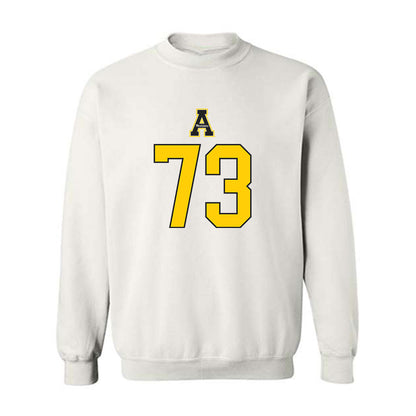 App State - NCAA Football : Will Flowers - Generic Shersey Crewneck Sweatshirt-0