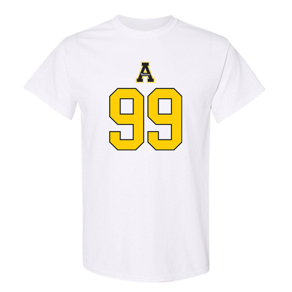 App State - NCAA Football : Kendall Farmer - Generic Shersey T-Shirt-0