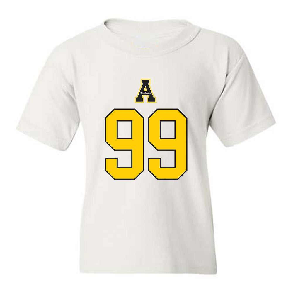 App State - NCAA Football : Kendall Farmer - Generic Shersey Youth T-Shirt-0