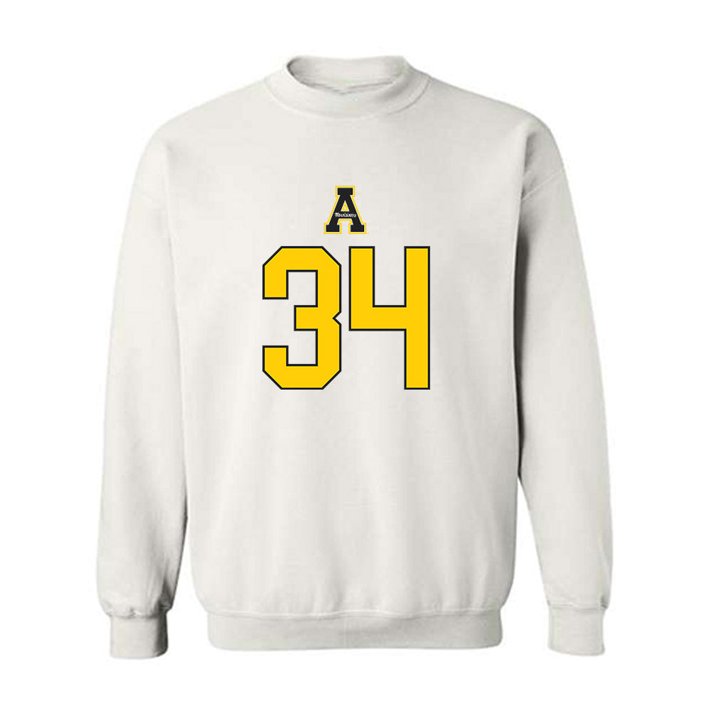 App State - NCAA Baseball : Kameron Miller - Generic Shersey Crewneck Sweatshirt-0