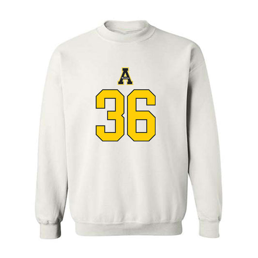 App State - NCAA Baseball : Zach Lewis - Generic Shersey Crewneck Sweatshirt