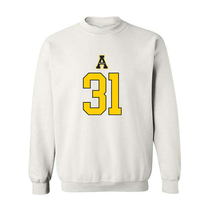 App State - NCAA Football : Max Guest - Generic Shersey Crewneck Sweatshirt-0