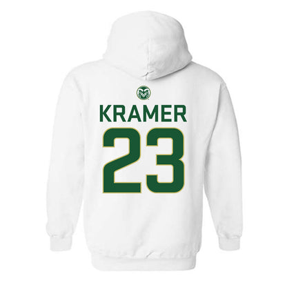 Colorado State - NCAA Women's Basketball : Caitlin Kramer - Hooded Sweatshirt-1