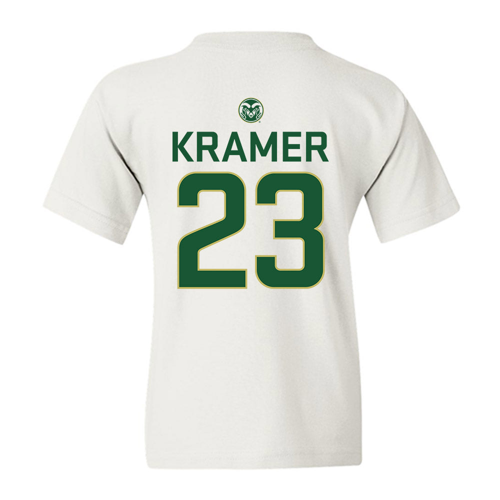 Colorado State - NCAA Women's Basketball : Caitlin Kramer - Youth T-Shirt-1