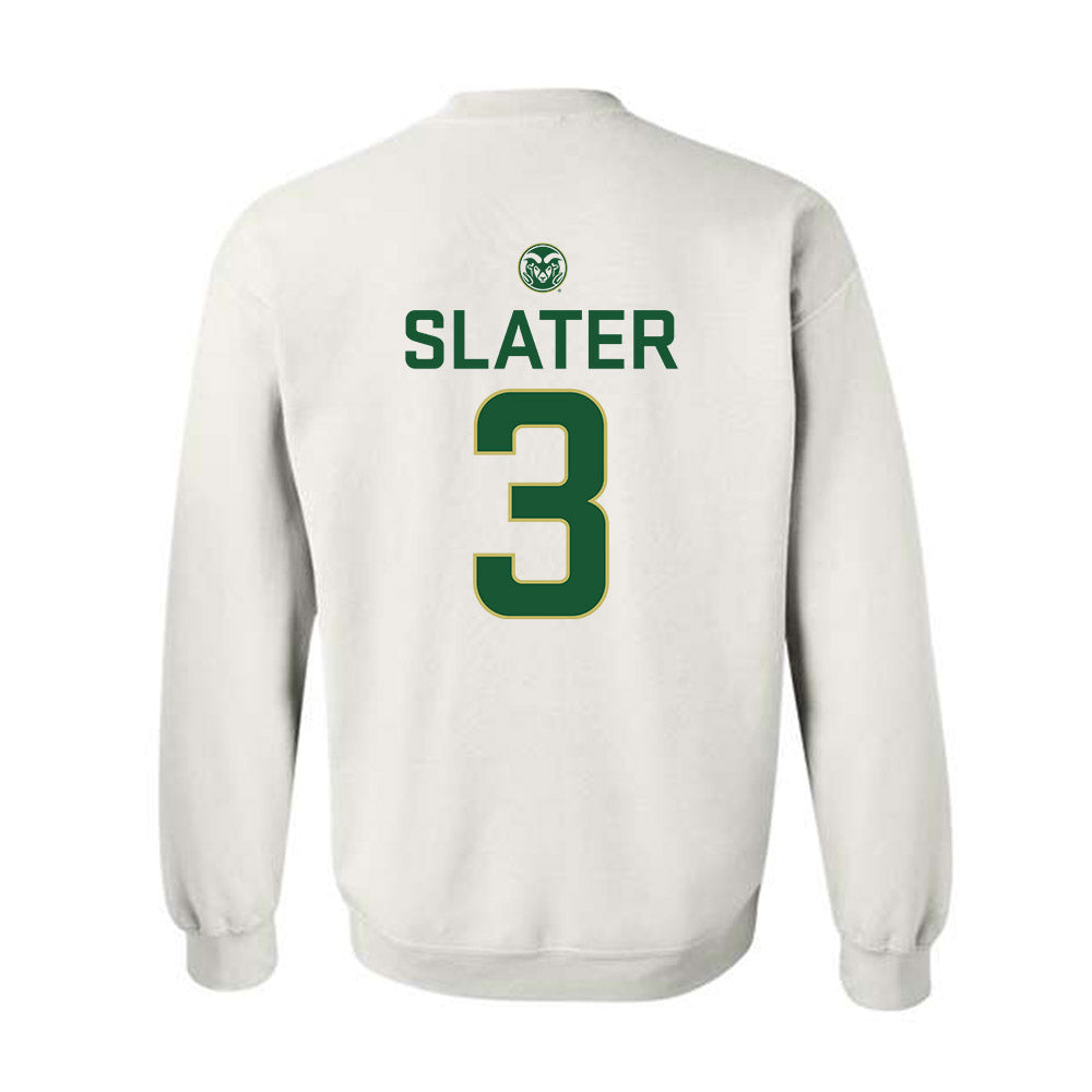 Colorado State - NCAA Men's Basketball : Darnez Slater - Crewneck Sweatshirt-1