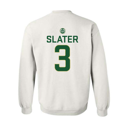 Colorado State - NCAA Men's Basketball : Darnez Slater - Crewneck Sweatshirt-1