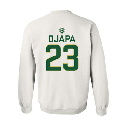 Colorado State - NCAA Men's Basketball : Nikola Djapa - Crewneck Sweatshirt-1