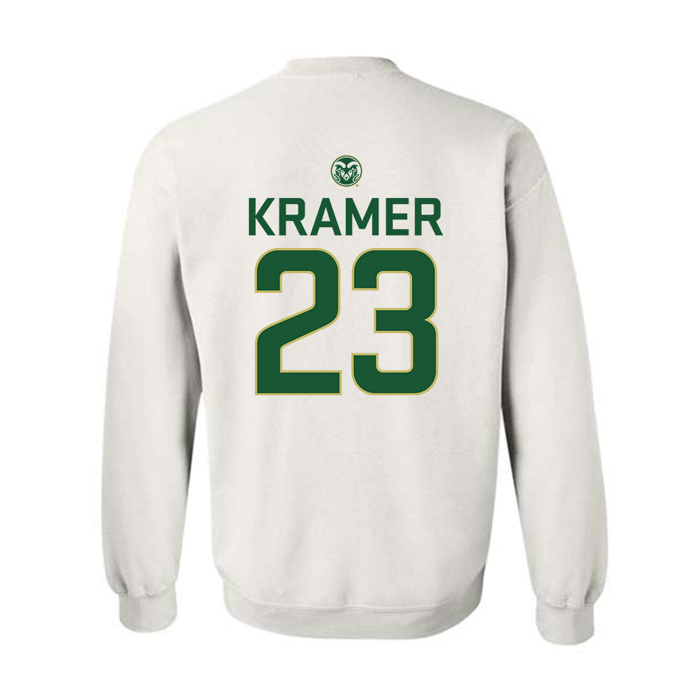 Colorado State - NCAA Women's Basketball : Caitlin Kramer - Crewneck Sweatshirt-1