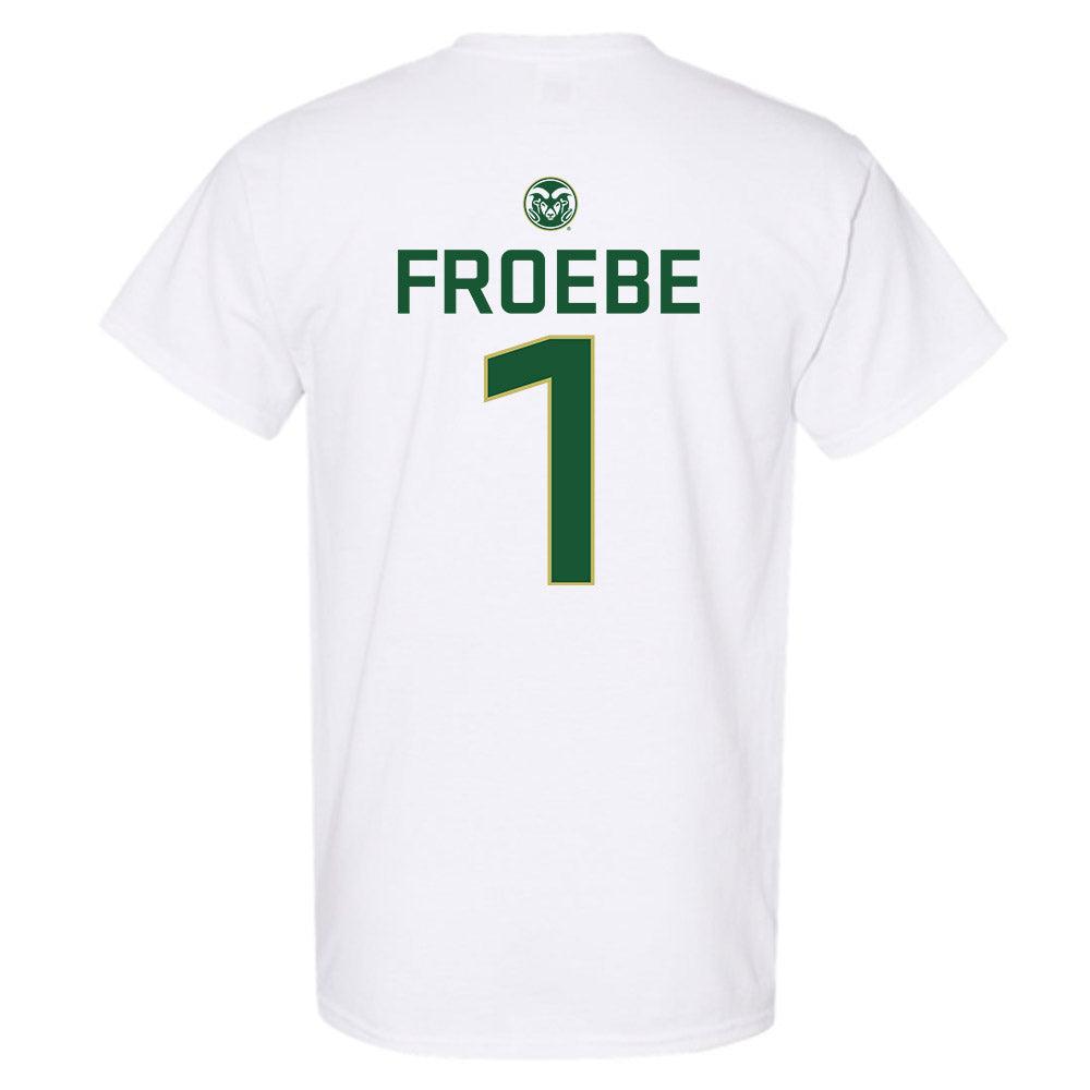 Colorado State - NCAA Women's Basketball : Kloe Froebe - T-Shirt-1