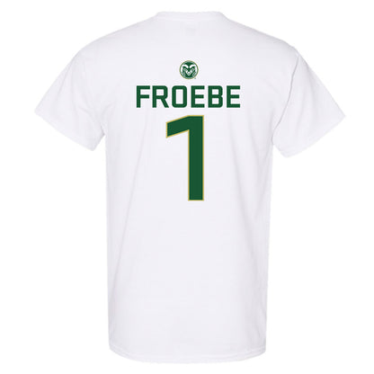 Colorado State - NCAA Women's Basketball : Kloe Froebe - T-Shirt-1