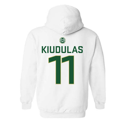 Colorado State - NCAA Men's Basketball : Augustinas Kiudulas - Hooded Sweatshirt-1