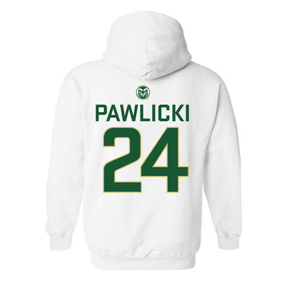 Colorado State - NCAA Women's Basketball : Olivia Pawlicki - Hooded Sweatshirt-1
