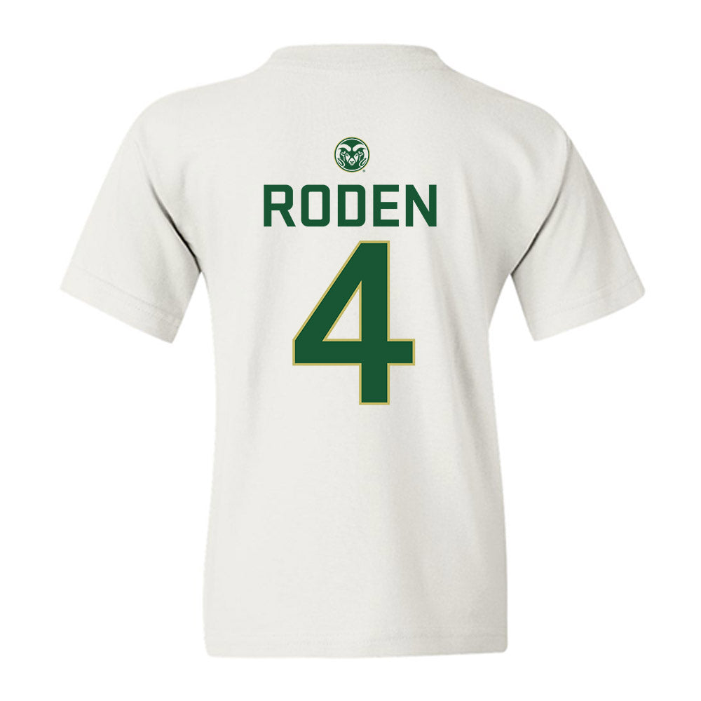 Colorado State - NCAA Women's Basketball : Allie Roden - Youth T-Shirt-1