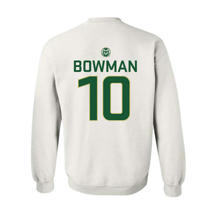 Colorado State - NCAA Women's Basketball : Breana Bowman - Crewneck Sweatshirt-1