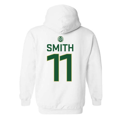 Colorado State - NCAA Women's Basketball : Gianna Smith - Hooded Sweatshirt-1