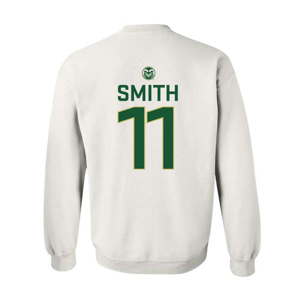 Colorado State - NCAA Women's Basketball : Gianna Smith - Crewneck Sweatshirt-1
