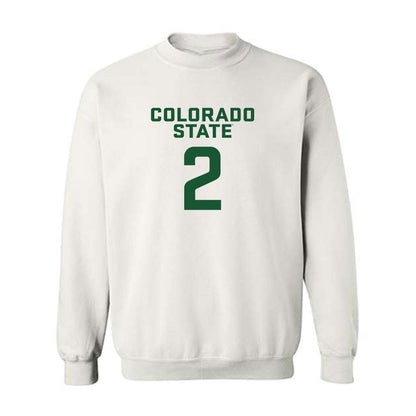 Colorado State - NCAA Women's Basketball : Madelyn Bragg - Crewneck Sweatshirt-0