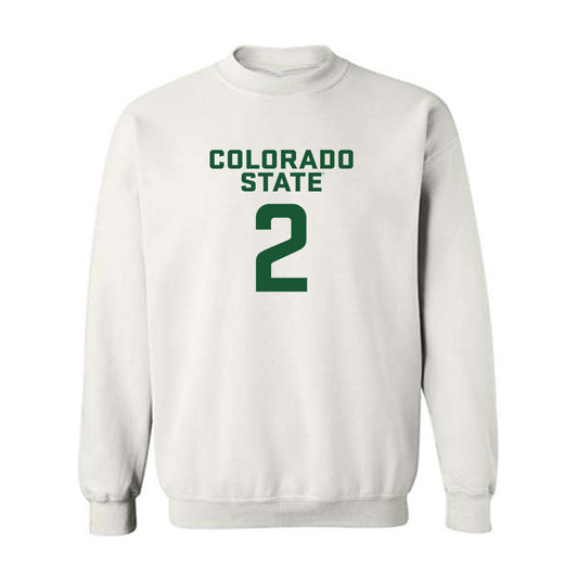 Colorado State - NCAA Women's Basketball : Madelyn Bragg - Crewneck Sweatshirt-0